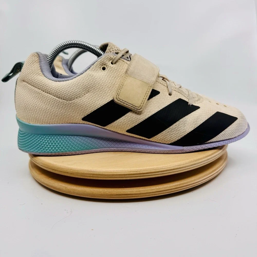 Adidas Adipower Mens 9 womens 10.5 Weightlifting Shoes‎ ivory Powerlifting
